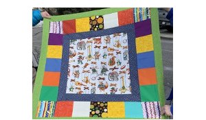 Benefit Quilt with musical instruments