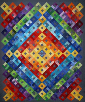  Rising Star Rainbow Quilt