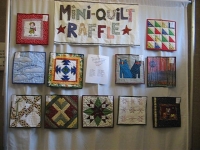 Mini quilt raffle