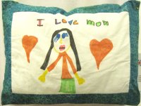 Rainbow Letter Pillow