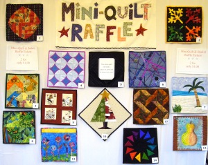 Saturday's Mini Quilts for Auction