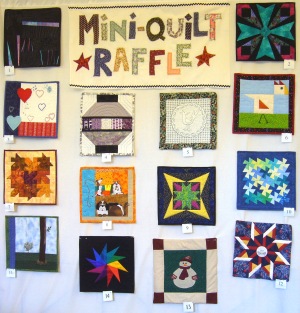Sunday's Mini Quilts for Auction
