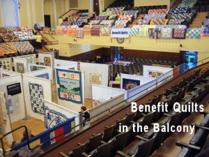 Benefit Quilts in the Balcony
