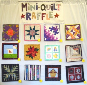 Sunday's Mini Quilts for Auction